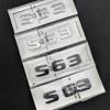 3D ABS Chroom S 63 Logo S63 Embleem Letters Sticker Auto Kofferbak Badge Decal Voor S63 C217 Accessoires