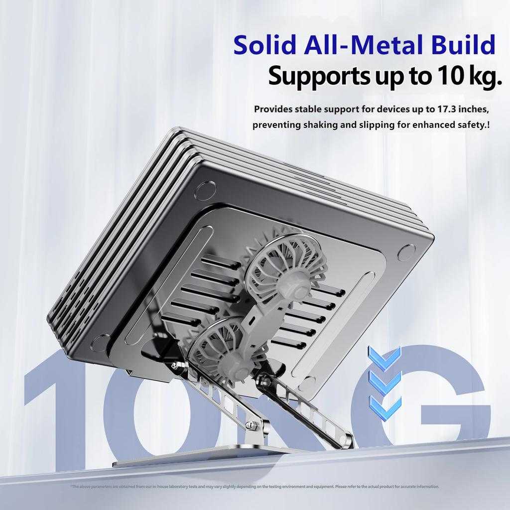 Foldable Laptop Stand Tablet Holder Desktop Cooling Rack Adjustable Ergonomic Portable Phone Stand for iPad MacBook Gaming Online Class