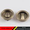 Round Black Sliding Door Sliding Door Lock Bathroom Kitchen Keyless Sliding Door Embedded Hidden Hook Lock Invisible Lock