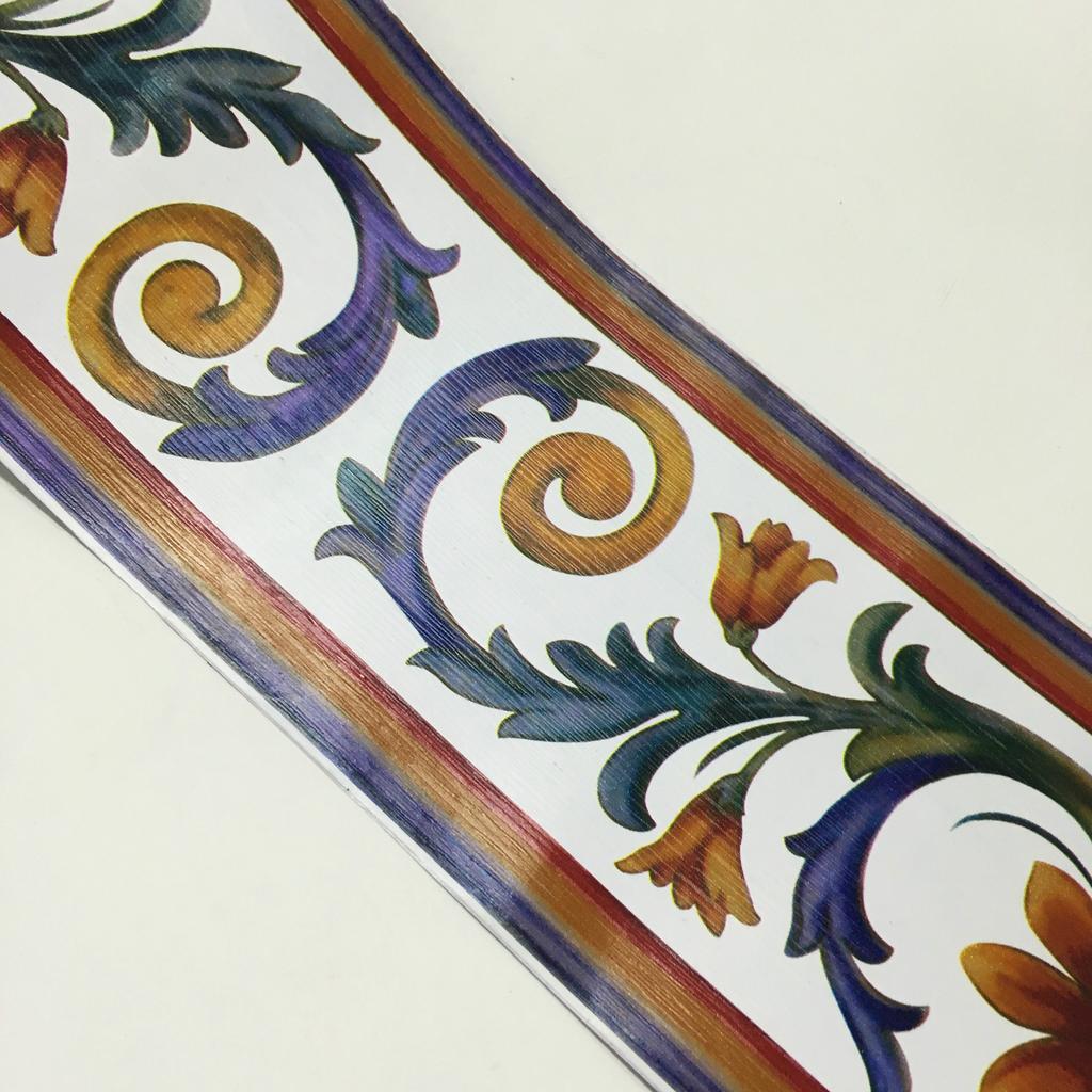 10 m selbstklebender Sockelleisten-Wandaufkleber, PVC-Kunstwand-Wanddekoration für Wohnzimmer, Küche, Badezimmer