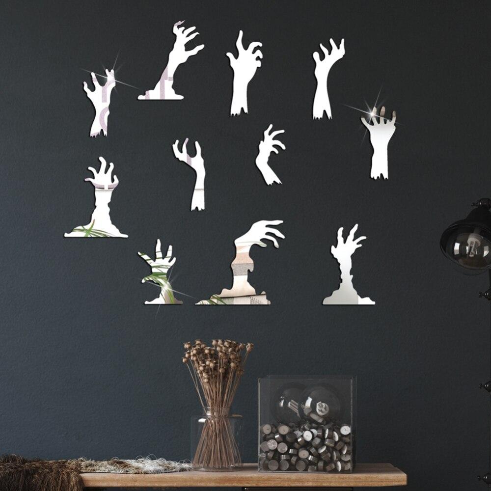 Acrylic Mirror Sticker Three-Dimensional Self-Adhesive Holiday Wall Stickers