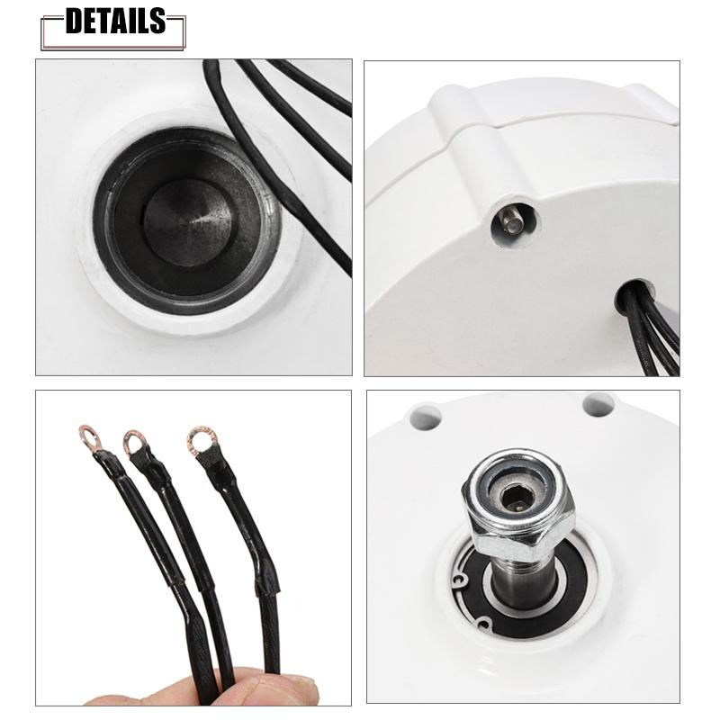 12/24/48V 800W Permanent Magnet Generator Motor Generator Motor For Wind Turbines Blade Controller 3 Phase Current PMSG