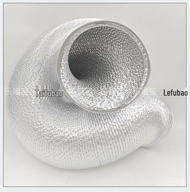 Thickened Aluminum Foil Telescopic Ventilation Exhaust Pipe for Range Hoods, Water Heaters, and Bathrooms