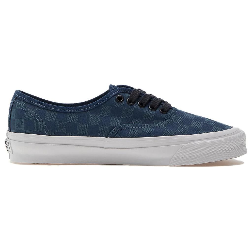 Vans OG Authentic LX Checkerboard - Navy Unisex Sneakers Blue VN0A5FBDNVY