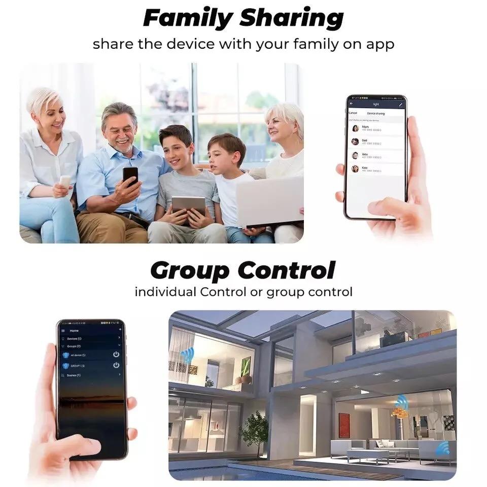 Smart Socket EU16A/20A Wifi Smart Plug With Power Monitoring Smart Life APP Remote Control Support Google Assistant Alexa