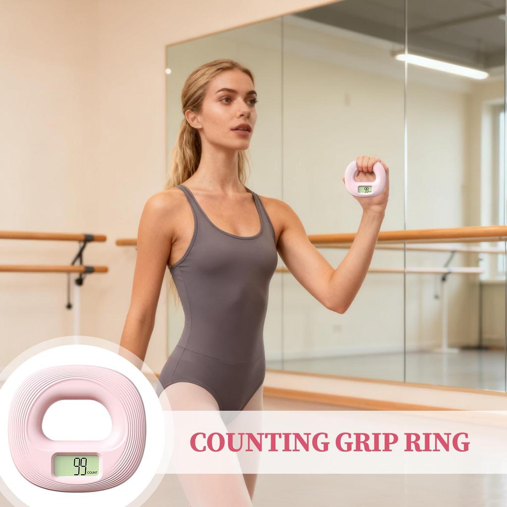 Hand Exercisers For Strength Silicone Strengthener Ring Grip Rings With Counting For Workout Fitness Home Gym Rock Climbing