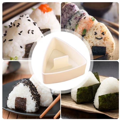 Onigiri Mold, Onigiri Mold | Triangular Rice Mold, Triangular Sushi Mold | Onigiri Mold, Rice Mold, Rice Shaper Mold, Onigiri Maker, Non-sticky, Smoot