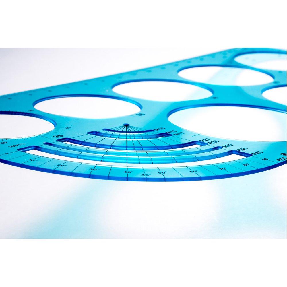 Staedtler Template Circle Circumference Ruler 1 Piece 976 38