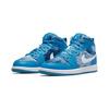 Air Jordan 1 Mid PS Washed Denim Kids Sneakers Blue Dutch-Blue White DM8952-400
