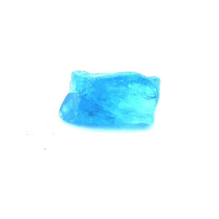 Pierres et Minéraux. Apatite bleu neon. 2.94 ct. Betroka, Anosy, Madagascar.