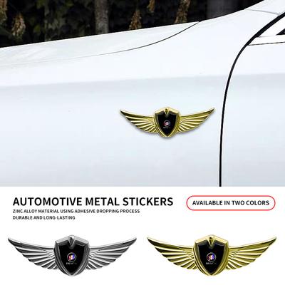 Kovové Auto 3D Orel Andělská Křídla Logo Kufr Blatník Samolepka Pro LaCrosse Encore enclave royaum Park Avenue Envista GL8 GL6