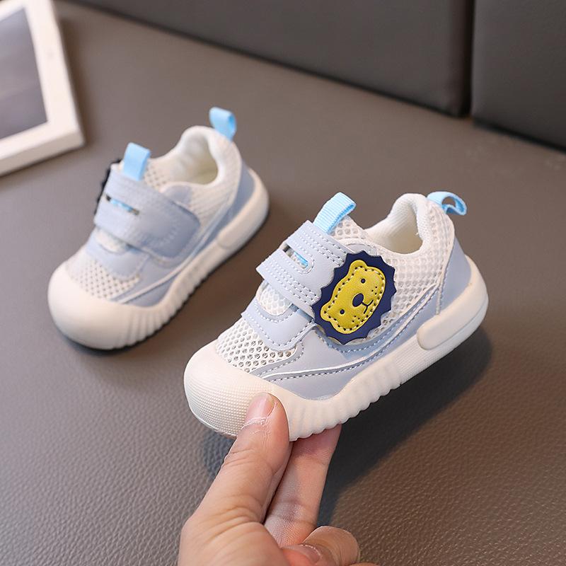 Sommer Neue Weichsohlige Lauflernschuhe Lässige Cartoon Babyschuhe Mädchen Atmungsaktiv Rutschfest Komfort Einfache Babyschuhe Vielseitiger Jungenschuh