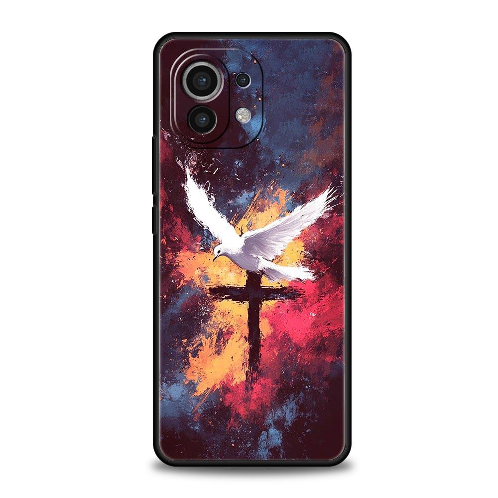 Bible Jesus Christ Christian Cross Phone Case For Xiaomi Mi 15 14 14T 13T 12T Pro 12 13 11 Lite 5G 11T Poco X6 X7 X5 Pro Cover