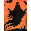 Halloween Women's Fashion Round Neck Patterned Long Sleeve Casual T-Shirt