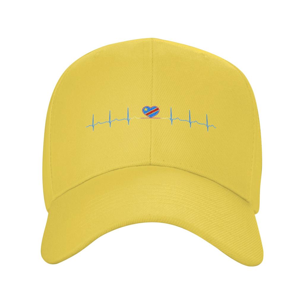 New Baseball Caps Heartbeat DR Congo Cape Verde Accessories For Unisex Trucker Cap Casual Sun Cap Gift