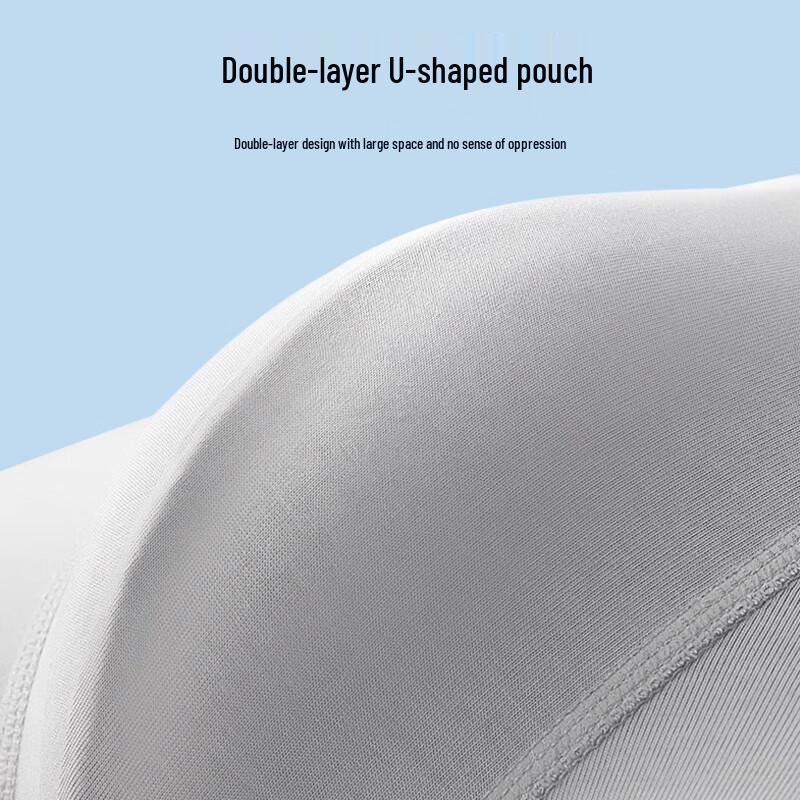 SEPTWOLVES Men's Ice Silk Boxer Briefs 4-Pack