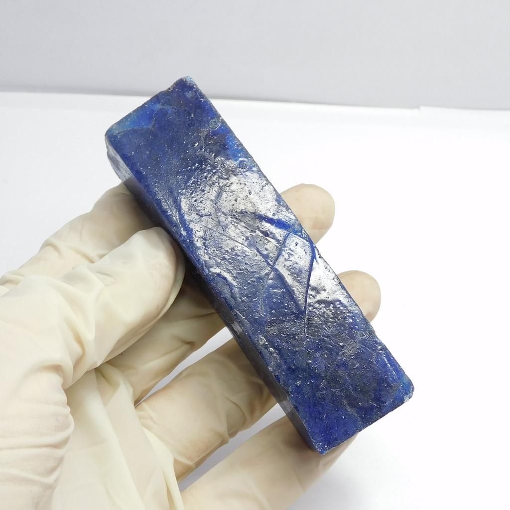 Natural Blue Sapphire Loose Gemstone Uncut 528.10 ct Dyed Rough September Birthday Birthstone