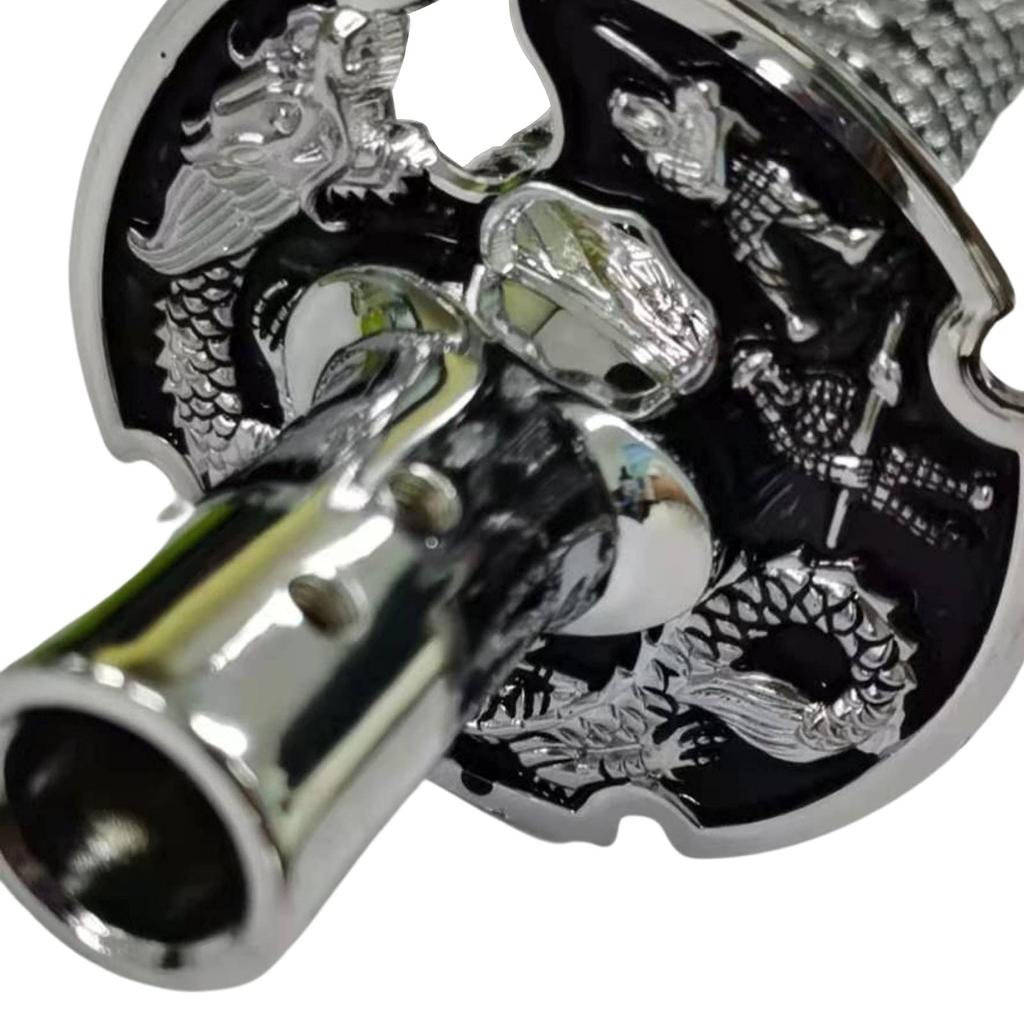 JINGLING Japanese Sword Shift Shift Sword Japanese Sword Shift for and Manual Transmission Includes 4 Silver Knob, Knob, Style, Short, Long, Shape,