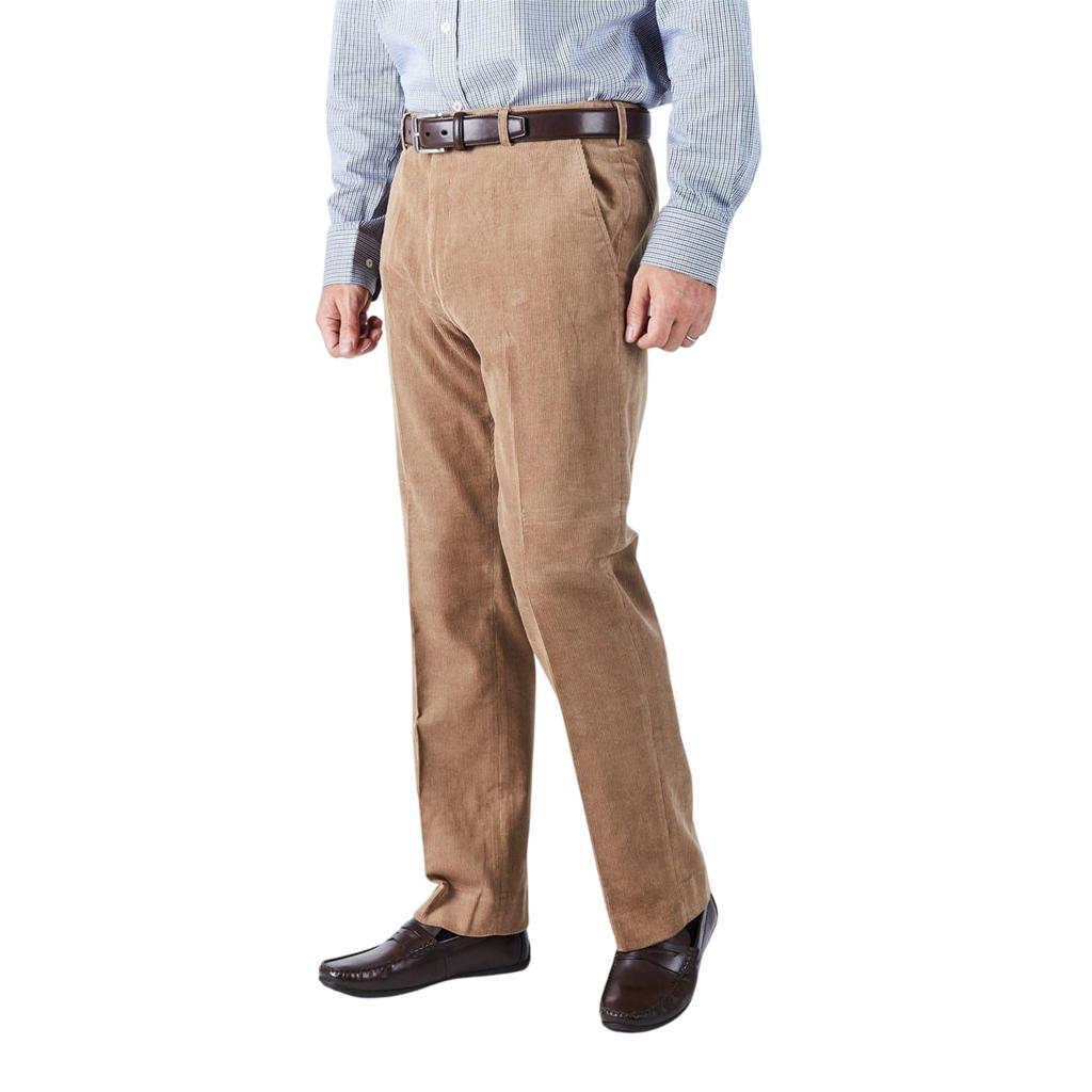 Harvey & Jones Mens Corduroy Regular Trousers