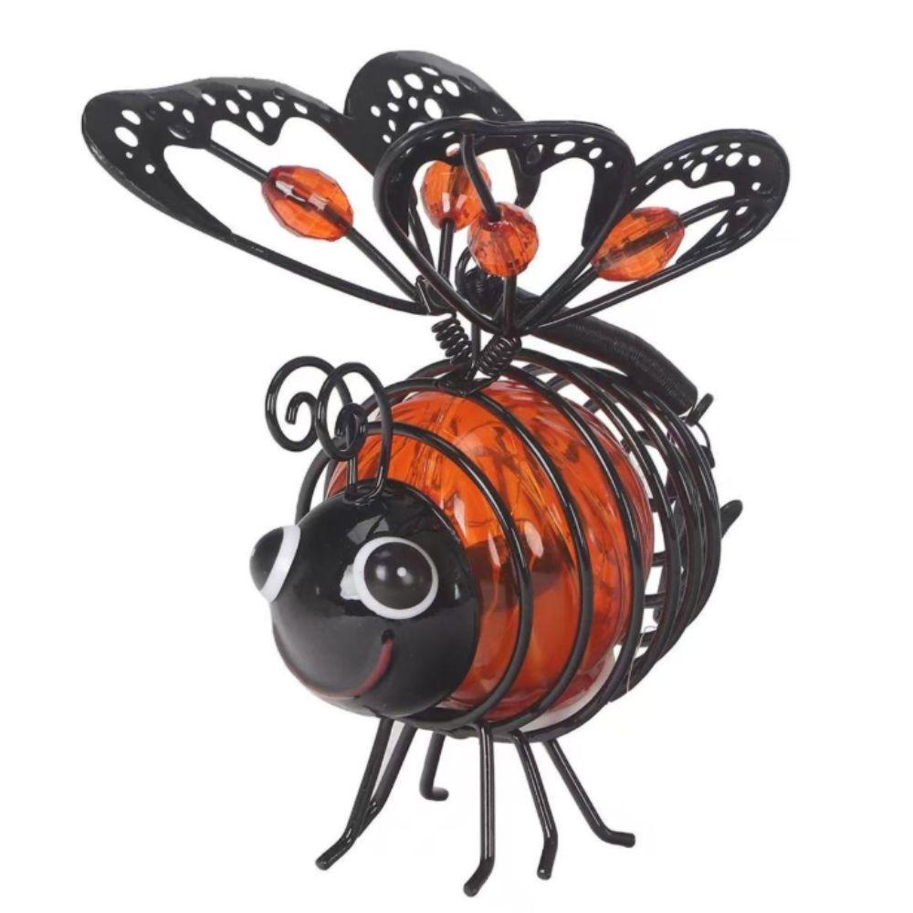 LED-Beleuchtung Solarbetriebenes Hängendes Bienenlicht Solarbetriebene LED-Insekten Bienen-Ornament Garten Dekoration