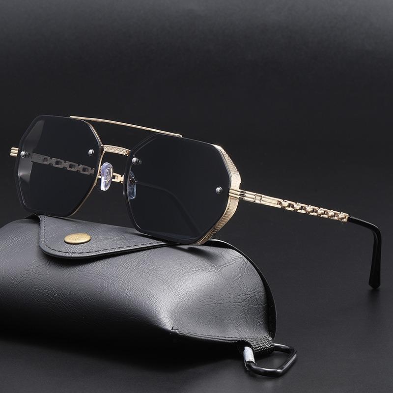 Cool Square Designer Sunglasses Women Men Metal Frame Geometric Sun Glasses Female Male Brand Fashion Oculos De Sol UV400