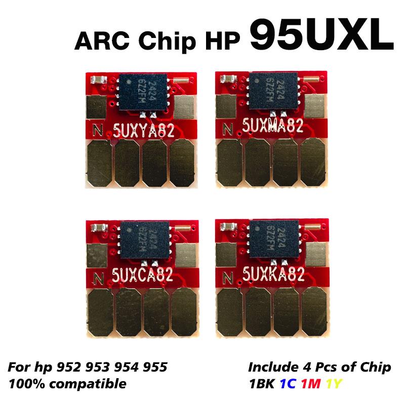 2025 ARC Chip 95U Refill CISS 952 953 954 955XL Cartridge Compatible For HP OfficeJet Pro 7740 8710 8715 8720 8730 8210 Printer