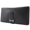 Hermes Beansufla Purse Black / SilverHardware Epsom Unisex Used