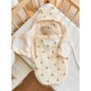Sleeping Bag Newborn Baby Thickened Warmth Soft Breathable Fabric Cozy Nursery Comfortable Texture Floral Print Girls Boys