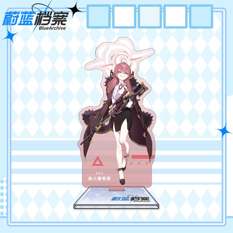 16cm Height Blue Archive Acrylic Stand Character Figurine