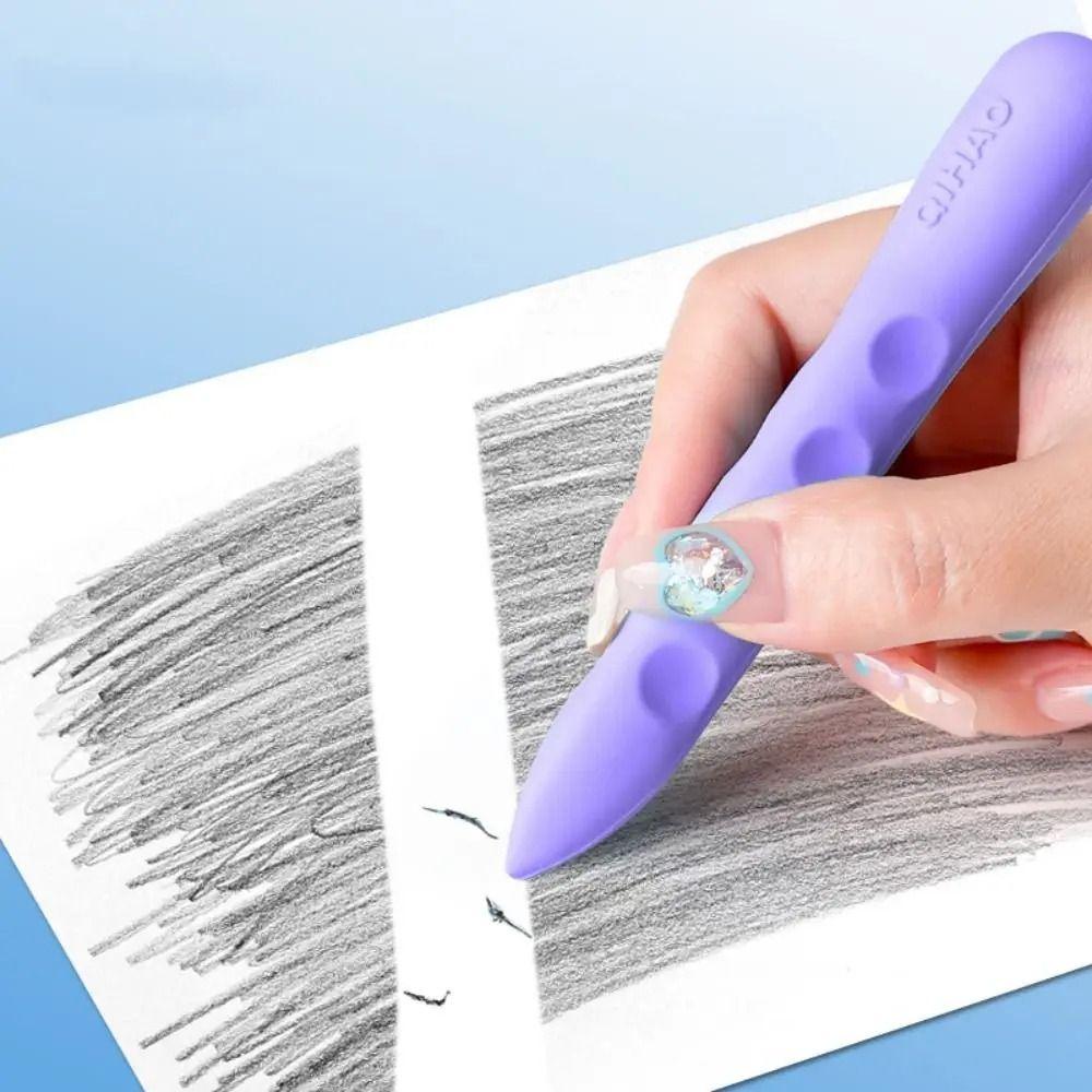 3PCS/Box Double Head Hole Eraser Large Size Traceless Eraser Pencil Eraser Children Gift