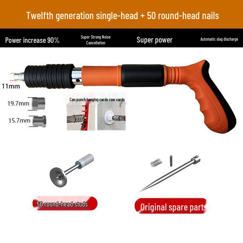 Mini Ceiling Fixing Nail Gun for Installing Air Conditioner Hanging and Cement Wall Fastening