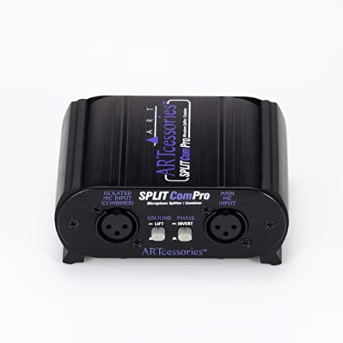 ART SplitCom Pro Microphone Splitter (Officially Imported in Japan)