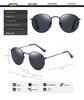 Unisex Retro Fashion Polarized Metal Sunglasses - Colorful Anti-UV 3447 Frame