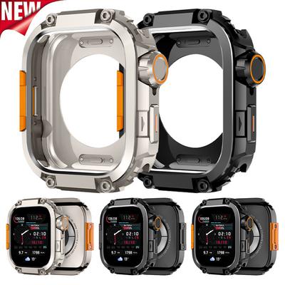 Anti-val Metalen Hoesje voor Apple Watch 11 10 46mm Metaallegering Frame Beschermer PC Cover voor Iwatch Series 11 10 Shell Accessoires