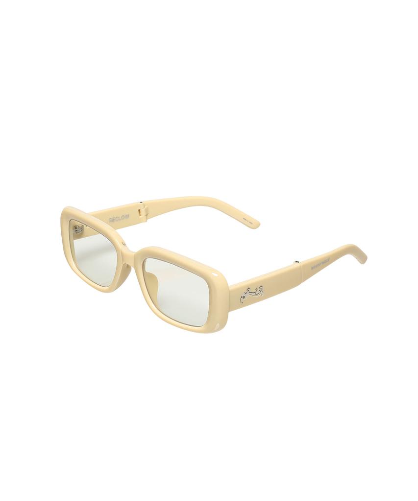 WACKY WILLY [Wacky Willy X Reclow] Maye Folder Blue Light Glasses Butter