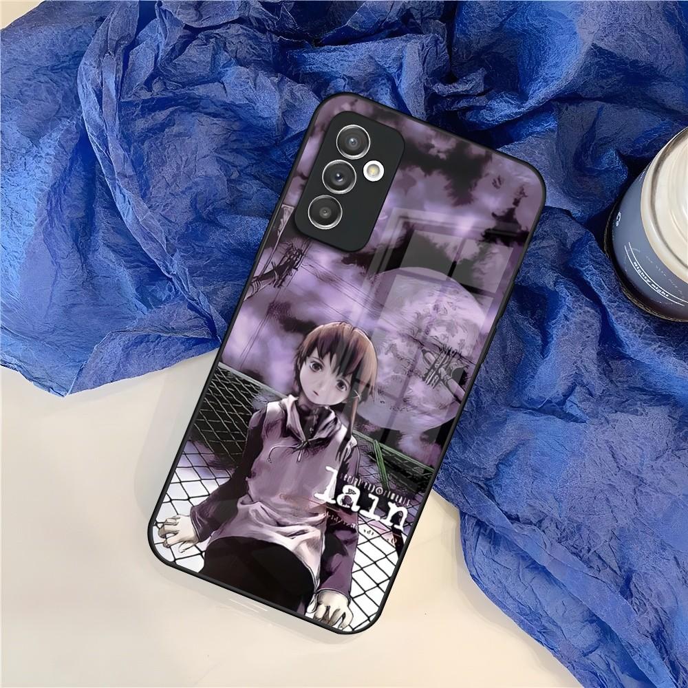 S-Serial E-Experiments L-Lain Phone Case for Samsung Galaxy S24 S23 S22 S21 S20 A24 A34 A54 A53 Note20 M54 Fe Ultra Plus Glass