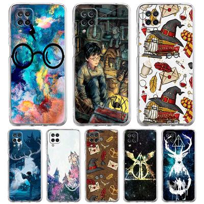 Ciemny Harry Potter różdżka sztuki etui do Samsung Galaxy A52 A72 A12 A32 A21s A50 A70 A22 A51 A71 A02 A02s A30 A40 A10 A01 okładka