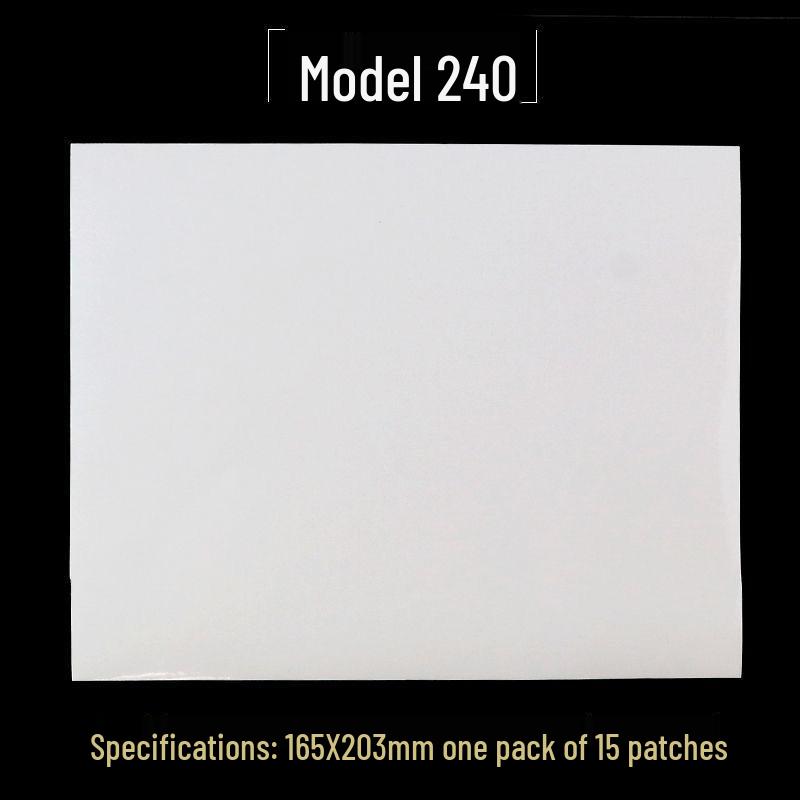A5 Adhesive Matte White Label Stickers - Printable, Writable, Removable Name Tags