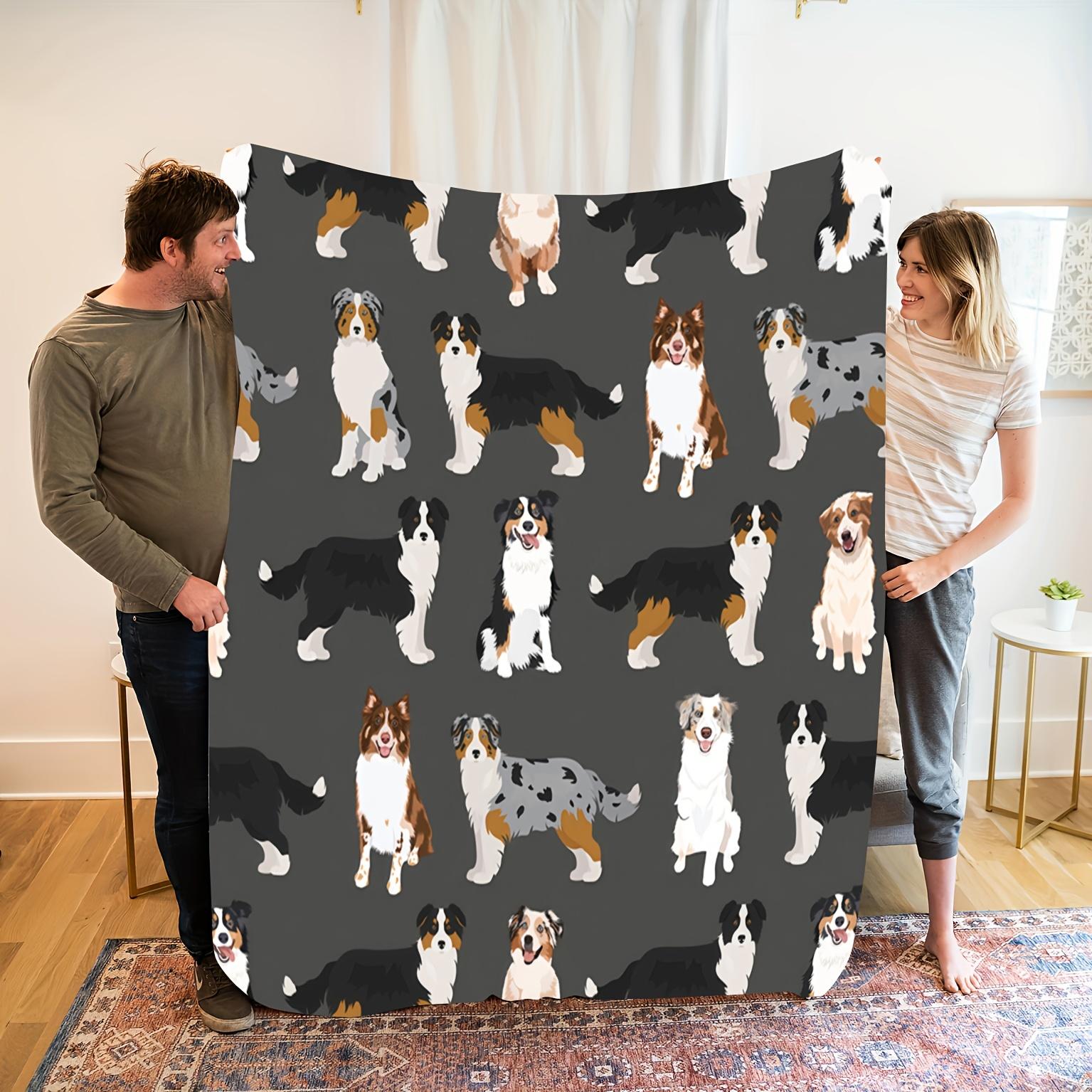 

Флисовый плед Австралийская Кеттл Дог Мягкий Теплый Фланелевый Плед Идеальный Подарок для Любителей Домашних Животных Сон Кемпинг Домашний Декор 30x40in