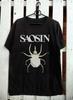 Saosin Rockmusik Amerikanische Band Baumwolle Schwarz Alle Größen Unisex T-Shirt OM42