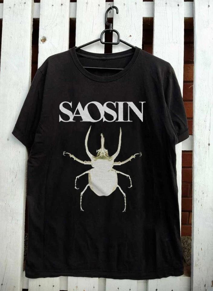 

Saosin Rock Music American Band Cotton Black All Size Unisex Tee Shirt OM42 4XL