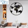 World Map Wall Clock, Minimalist Modern Design and Global Perspective, for Corporate Office Meeting Room Hotel Restaurant School