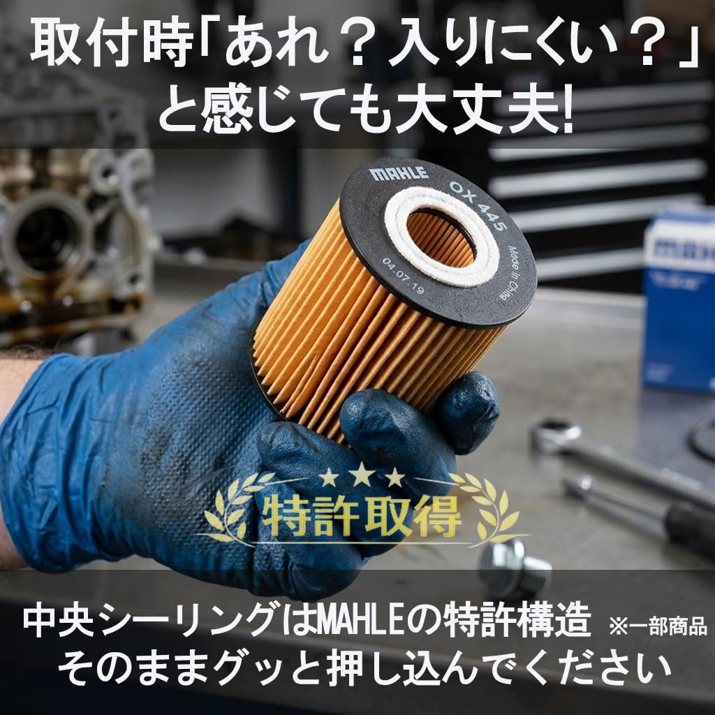 [Set of 2] Mahle Oil Filter Oil Element for Elf