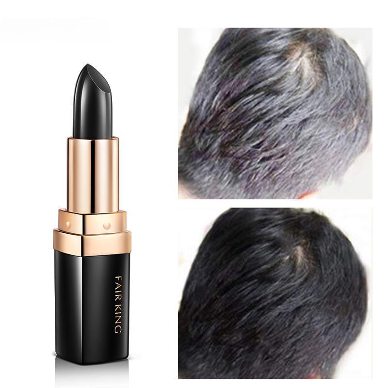 One-Time Hair Dye Instant Brown and Black Root Coverage Hair Color Modify Cream Stick Temporary Cover Up White Hair Colour Dye Treatments