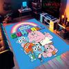 Gumball Kobercový kobereček do obývacího pokoje, ložnice, domácí dekorace pohovky, protiskluzová podložka na hraní pro děti