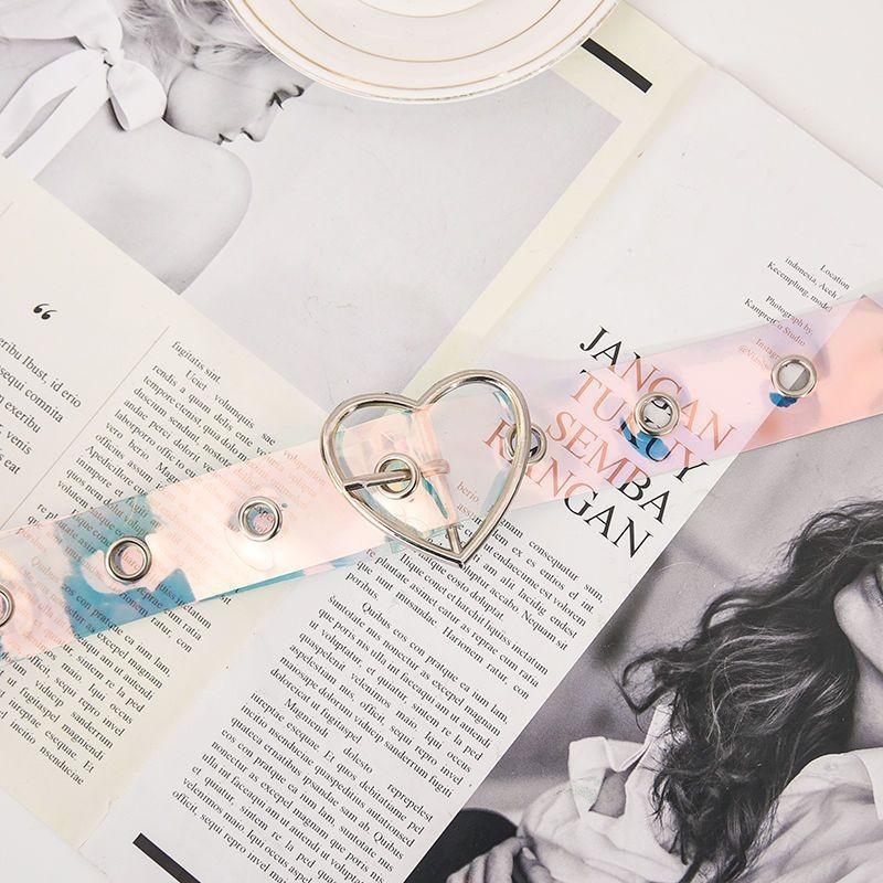 Modern Transparent Waist Belt For Women With Stylish Buckles For Casual And Looks Dressy
