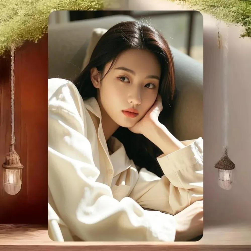 

HD Metal Tin Sign Elegant Asian Woman Portrait Vintage Metal Wall Art Decor for Home Office Living Room Cafe Club 20x30cm（7.8x11.8inch）