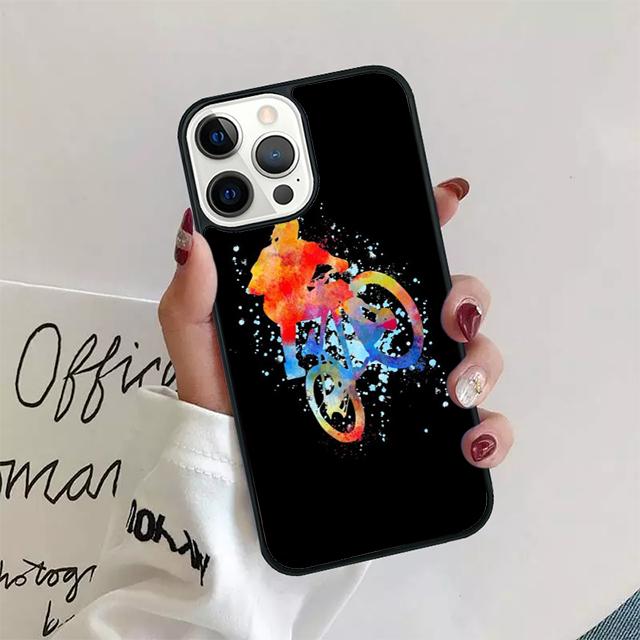 Ride Mountain Bike Bicycle Phone Case Cover For iPhone 17 Air 15 16 14 13 12 Pro Max 11 Pro Max Plus Coque Shell