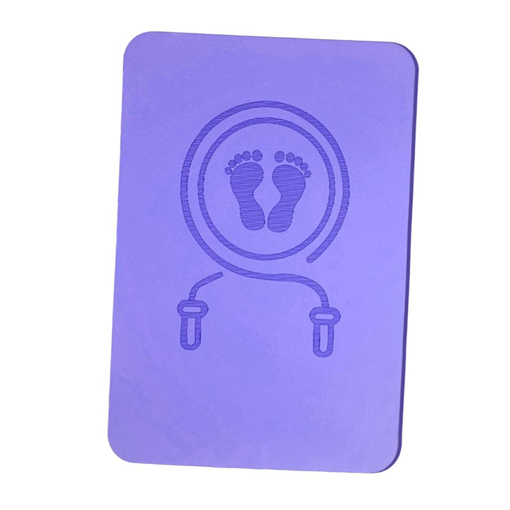 Jump Rope Mat 2cm Thick Floor Protection Noise Reduction Home Gym Non Slip Skipping Mat Shock Absorption Indoor Slow Jogging Pad