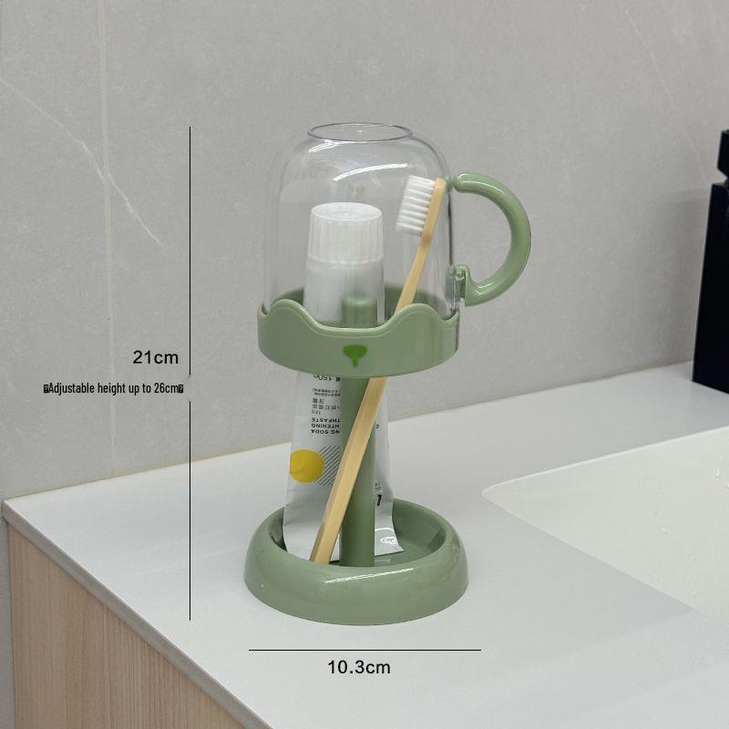 Cute Toothbrush & Toothpaste Storage Rack Set with Cup